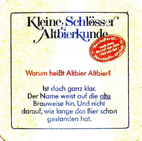 dsseldorf d-nw schlsser altbier 1a (quad190-warum heit-blaurot)